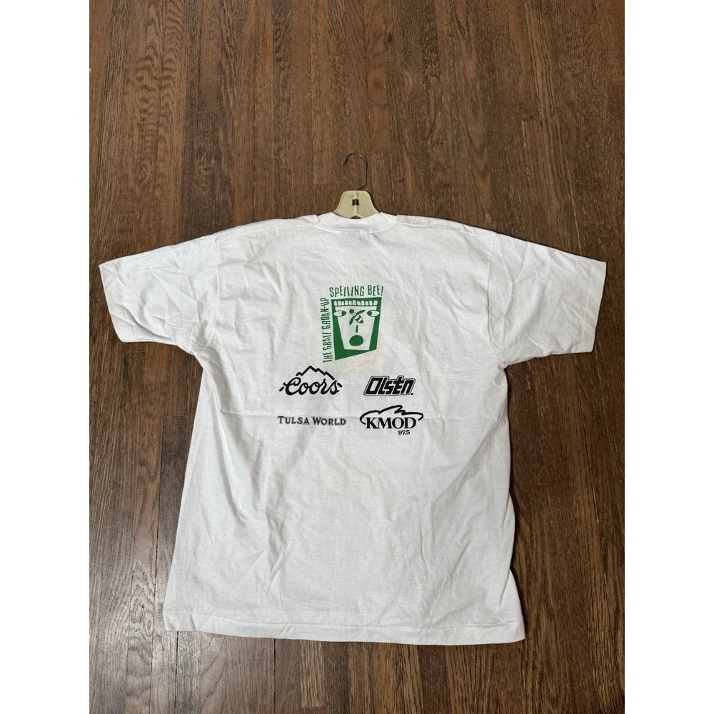 Vintage 90s Coors Literacy Pass It On Spelling Bee T-Shirt XL Single Stitch USA